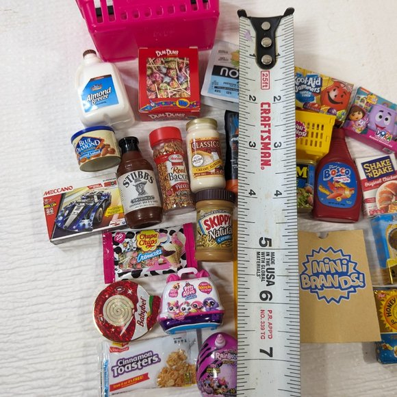 ZURU 5 Surprise Mini Brands Food set 25 lot grocery supermarket dollhouse toys - Picture 2 of 5
